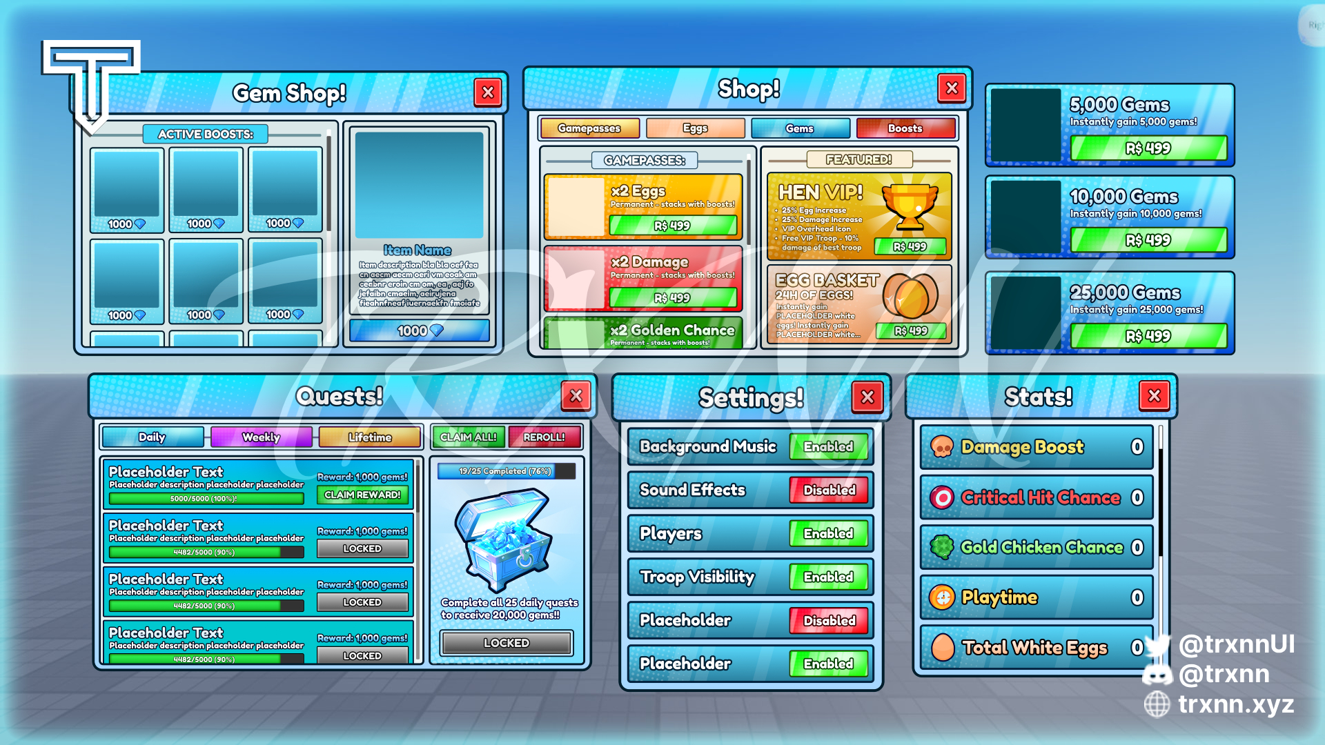 New UI Project 7